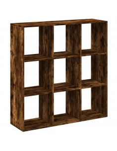 Libreria Divisorio Rovere Fumo 102x29x103,5 cm in Truciolato 2