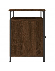 Comodino Rovere Marrone 40x42x60 cm in Legno Multistrato 2