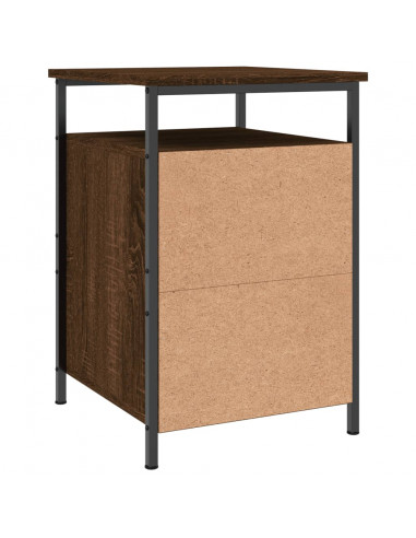 Comodino Rovere Marrone 40x42x60 cm in Legno Multistrato