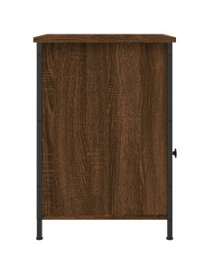 Comodino Rovere Marrone 40x42x60 cm in Legno Multistrato 2