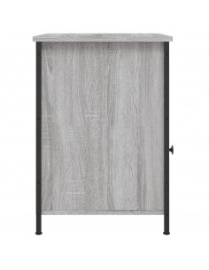 Comodino Grigio Sonoma 40x42x60 cm in Legno Multistrato 2