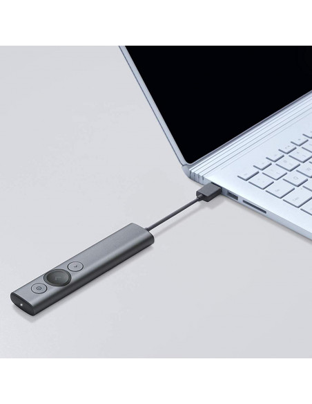 Logitech Spotlight puntatore wireless Bluetooth/RF Grigio