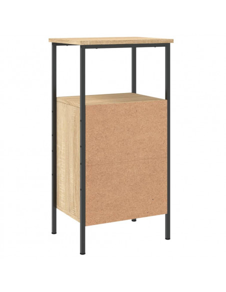 Comodino Rovere Sonoma 41x31x80 cm in Legno Multistrato