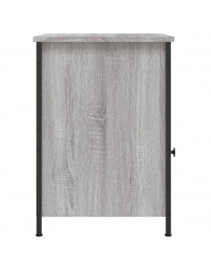 Comodino Grigio Sonoma 40x42x60 cm in Legno Multistrato 2