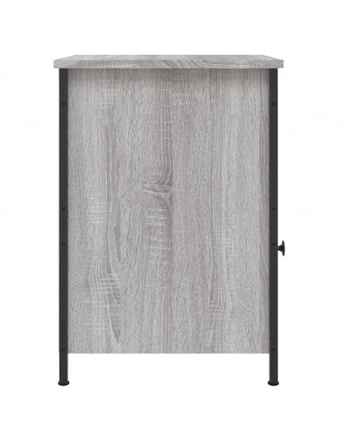 Comodino Grigio Sonoma 40x42x60 cm in Legno Multistrato