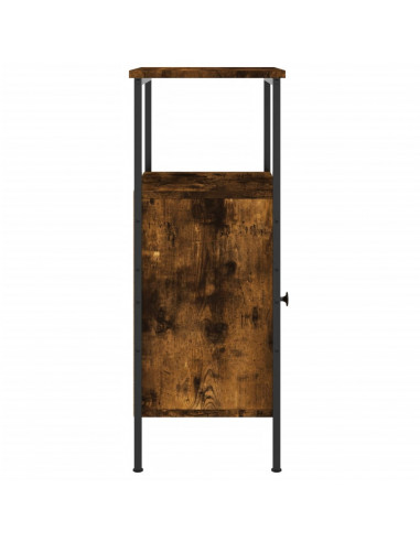 Comodino Rovere Fumo 41x31x80 cm Legno Multistrato