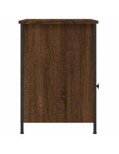 Comodino Rovere Marrone 40x42x60 cm in Legno Multistrato 2