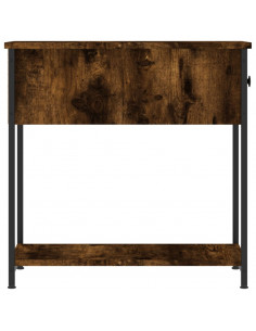 Comodino Rovere Fumo 30x60x60 cm Legno Multistrato 2