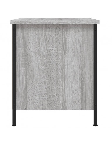 Comodino Grigio Sonoma 40x42x50 cm in Legno Multistrato