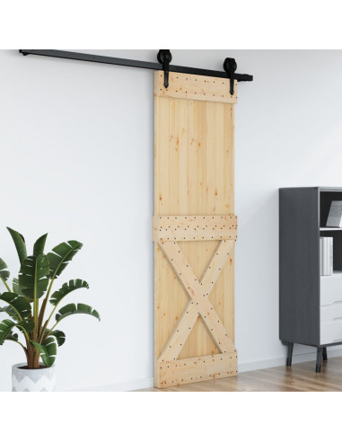 Porta NARVIK 70x210 cm in Legno Massello di Pino