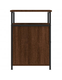 Comodino Rovere Marrone 40x42x60 cm in Legno Multistrato 2