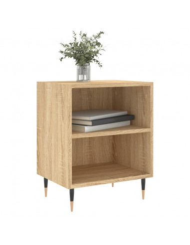 Comodini 2 pz Rovere Sonoma 40x30x50 cm in Legno Multistrato