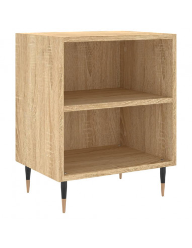 Comodini 2 pz Rovere Sonoma 40x30x50 cm in Legno Multistrato