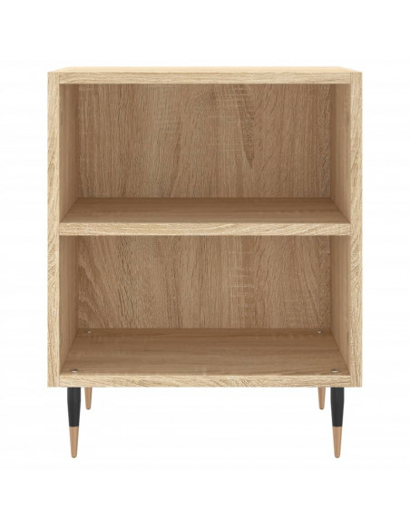Comodini 2 pz Rovere Sonoma 40x30x50 cm in Legno Multistrato