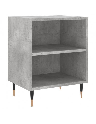 Comodini 2 pz Grigio Cemento 40x30x50 cm in Legno Multistrato