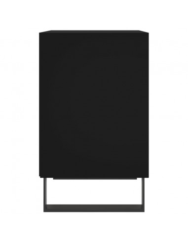 Comodino Nero 40x30x50 cm in Legno Multistrato