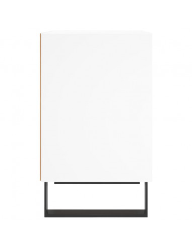 Comodino Bianco 40x30x50 cm in Legno Multistrato