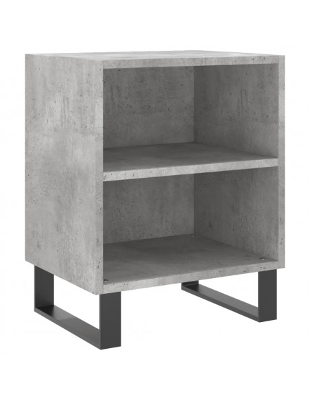 Comodini 2 pz Grigio Cemento 40x30x50 cm in Legno Multistrato