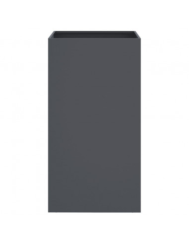 Fioriera Antracite 42x38x75 cm in Acciaio Laminato a Freddo