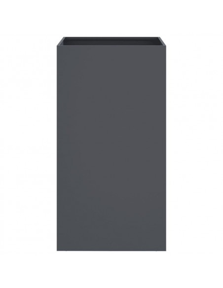 Fioriera Antracite 42x38x75 cm in Acciaio Laminato a Freddo