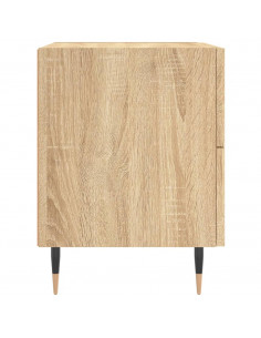 Comodino Rovere Sonoma 40x35x47,5 cm in Legno Multistrato 2