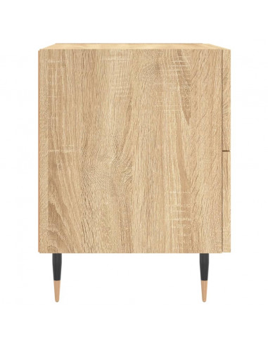 Comodino Rovere Sonoma 40x35x47,5 cm in Legno Multistrato