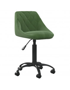 Sedia da Ufficio Verde Scuro in Velluto 2