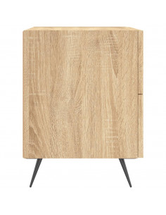 Comodini 2 pz Rovere Sonoma 40x35x47,5 cm in Legno Multistrato 2