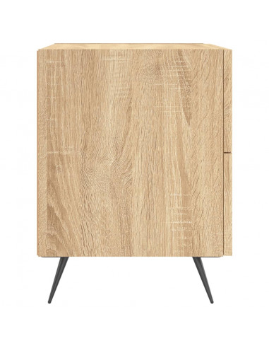 Comodini 2 pz Rovere Sonoma 40x35x47,5 cm in Legno Multistrato