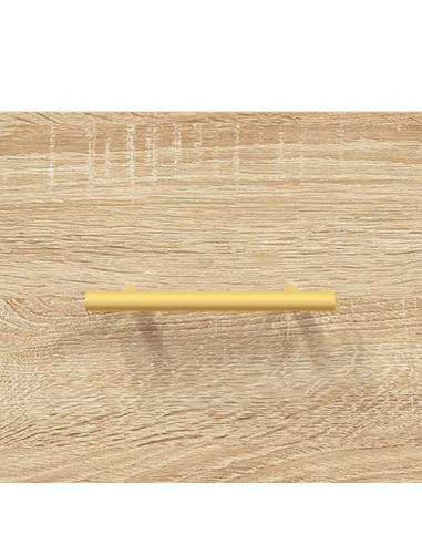 Comodini 2 pz Rovere Sonoma 40x35x47,5 cm in Legno Multistrato