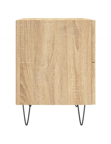 Comodini 2 pz Rovere Sonoma 40x35x47,5 cm in Legno Multistrato