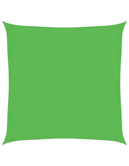 Vela Parasole 160 g/m² Verde Chiaro 3x3 m in HDPE