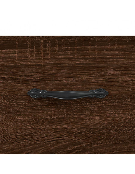 Comodino Rovere Marrone 40x35x47,5 cm in Legno Multistrato