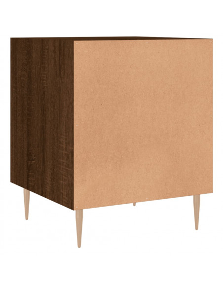 Comodino Rovere Marrone 40x40x50 cm in Legno Multistrato