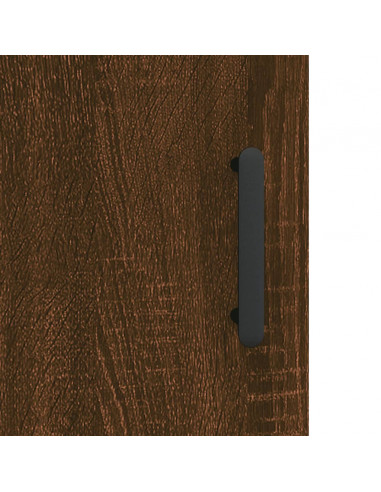 Comodino Rovere Marrone 40x40x50 cm in Legno Multistrato