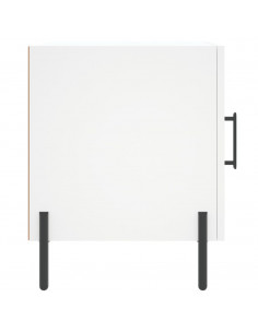 Comodino Bianco 40x40x50 cm in Legno Multistrato 2