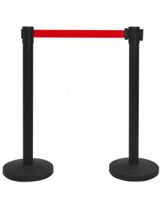 Palletto con Nastro per Aeroporto in Acciaio Nero 2