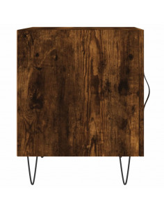 Comodino Rovere Fumo 40x40x50 cm in Legno Multistrato 2