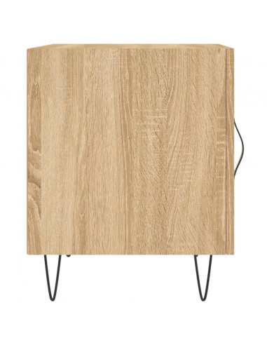 Comodino Rovere Sonoma 40x40x50 cm in Legno Multistrato