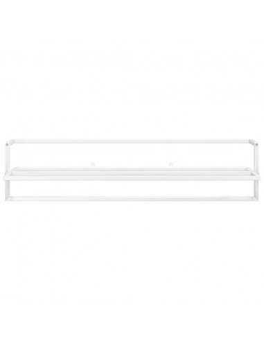 Portasciugamani Bianco 95x25x22 cm in Ferro