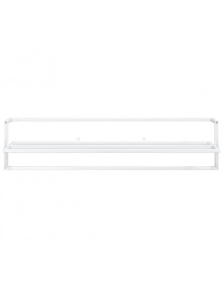 Portasciugamani Bianco 95x25x22 cm in Ferro