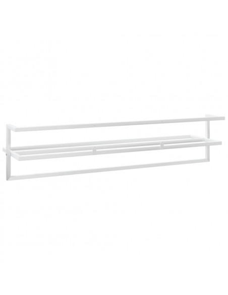 Portasciugamani Bianco 95x25x22 cm in Ferro