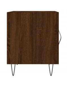 Comodino Rovere Marrone 40x40x50 cm in Legno Multistrato 2