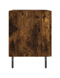 Comodini 2 pz Rovere Fumo 40x35x47,5 cm in Legno Multistrato 2