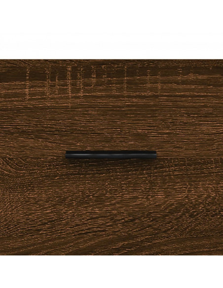 Comodini 2 pz Rovere Marrone 40x35x47,5 cm in Legno Multistrato