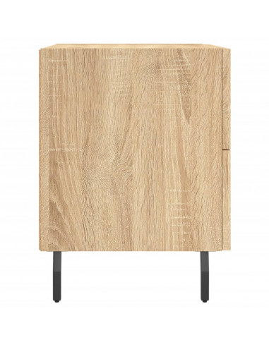Comodini 2 pz Rovere Sonoma 40x35x47,5 cm in Legno Multistrato