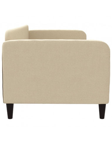 Letto da Giorno Crema 80x200 cm in Tessuto