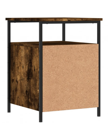 Comodino Rovere Fumo 44x45x60 cm in Legno Multistrato