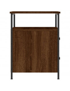 Comodino Rovere Marrone 44x45x60 cm in Legno Multistrato 2