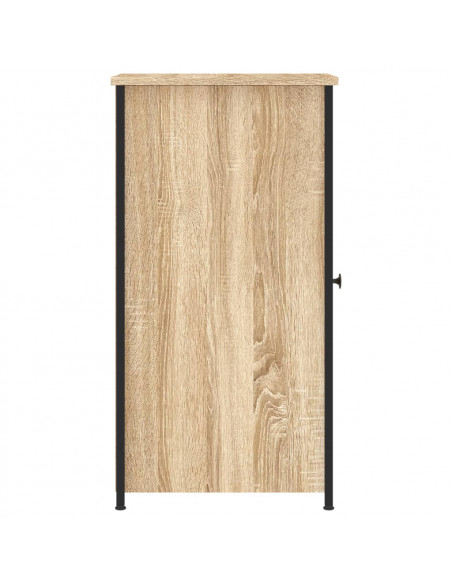 Comodino Rovere Sonoma 32x42x80 cm in Legno Multistrato